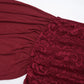 See Through Lace Mesh Two Piece Set Long Sleeve Crop Top and Mini Skirt Matching Sets Sexy Outfits Women