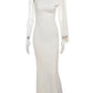 Diagonal Collar Sleeveless Sexy Maxi Dress For Women Fashion Off-shoulder Sleeveless Bodycon Long Dress Elegant