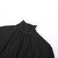 Solid Backless Dress Women Turtleneck Lantern Sleeve High Elasticity Sexy Simple Classic Street Prom Party Mini Bodycon