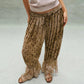 Women Y2K Bloomer Pants Lace Trim Loose Fit Ruffle Bloomers Elastic Waist Cropped Pumpkin Pettipants Pajama Bottom