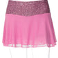 Sparkle Sexy Two Piece Set Women Elegant Spaghetti Strap Tank Top And Mini Skirt Set Female Skinny Club Party Dress Set