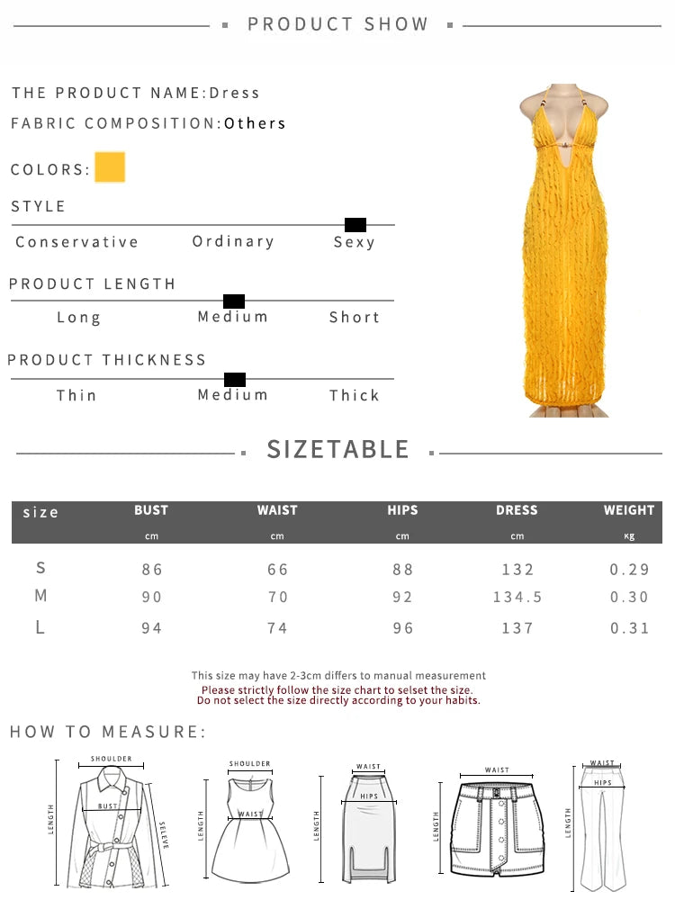 Ruched Elegant Maxi Dress Women Beads Lace-Up Halter Low-Neck Backless Vacation Street Fashion Solid Skinny Vestidos