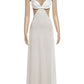 Elegant Plait Patchwork Dress Women Fashion Classic  Backless Low-Neck Sleeveless Vacation Party Club Stretch Bodycon