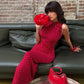 Polka Dot Print Sleeveless Bodycon Mermaid Maxi Dress 2026 Woman Elegant Vintage Long Party Dresses