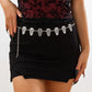 Vintage Spider Web Cross Jesus Moon Waist Belly Chain for Women Goth Metal Belt Waistband Halloween Body Jewelry Gift