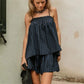 Women Gingham Two Piece Set Sleeveless Babydoll Tank Top and Plaid Shorts Pajama Set Sleepwear Y2k Summer Outfits