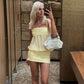 See Through Mesh Patchwork Sexy Summer Dresses for Woman 2026 Fashion Spaghetti Strap Mini Dress