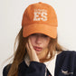 Brown Baseball Cap with Letter Embroidery, Casual Adjustable Sun Hat for Everyday Outdoor