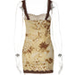 Leopard Print Summer Dresses 2026 Fashion Sexy Lace Trim Sleeveless Mini Bodycon Dress Woman Clothing