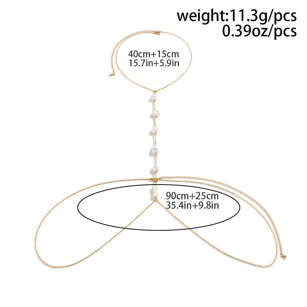 Boho Sexy Imitation Pearl Cross Chest Bra Waist Belly Chain Necklace Women Summer Bikini Body Jewelry Y2K Wedding Accessories