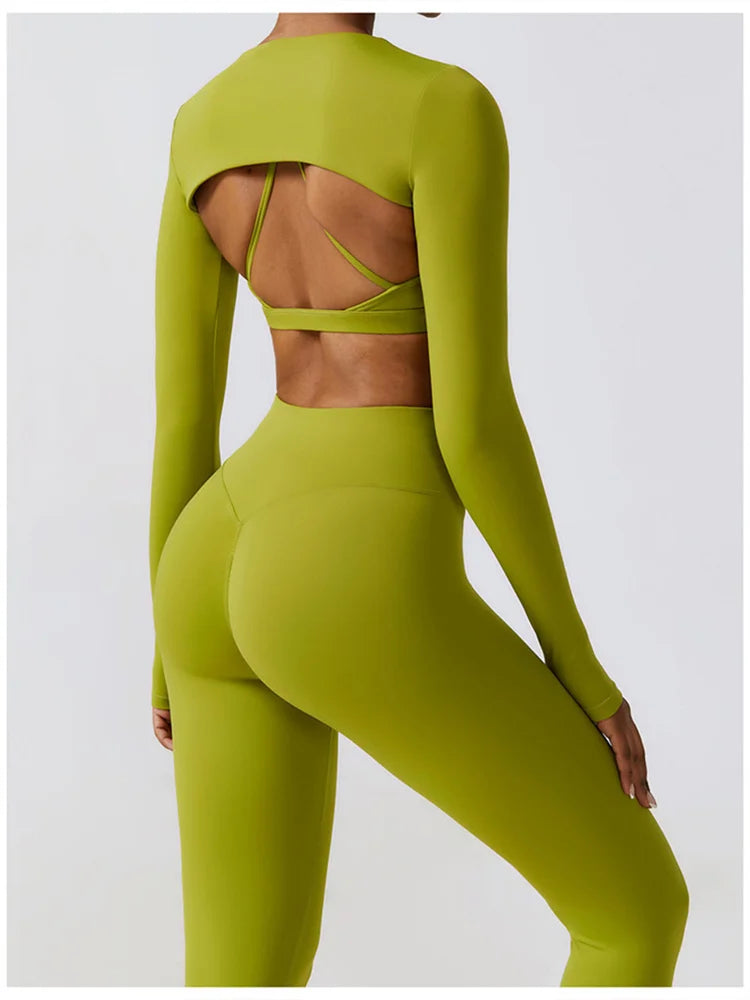 Simple 3 Piece Set Women Tracksuit Sporty Vest+Short Backless Tops+High-Waisted Casual Street Tight Leggings Suit