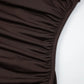 Sleeveless Backless Summer Maxi Dresses 2026 Woman Clothing Elegant Sexy Brown Party Dress