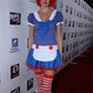 Women Polka Dot Ragdoll Cosplay Outfit Short Dress with Matching Hat and Striped Stockings Party Maid Costume