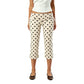 Women Y2K Trendy Low Waist 3/4 Length Capri Trouser Fold Over Waist Tie Side Drawstring Slim Fit Streetwear Lounge Pants