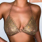 Sexy Luxury Full Rhinestone Lingerie Chest Bra Chain Women Summer Bikini Festival Accessories Nightclub Body Jewelry