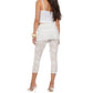 Women Lace Skirted Capri Leggings High Waist Sheer Mesh Cropped Pants Layered Skirt Overlay Slim Fit Party Streetwear Bottoms