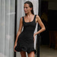 Sleeveless Ruffled Dresses for Summer Women Fashion Sexy Black Mini Dress