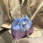 Rhinestones Evening clutch Bag Purses and handbag luxury Designer shoulder bag Shiny Crystal Clutch purse bucket bag