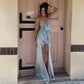 Front Bow Strapless Split Maxi Dress Elegant Satin White Dresses Wedding Party Outfit for Woman 2026