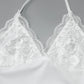 Lace Trim Deep V Halter Crop Tops White Sexy Tanks & Camis Fashion Clothes Going Out Top Women Club Wear