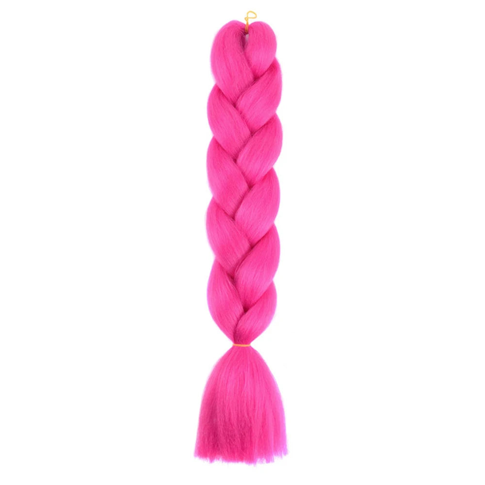 24 Inch Jumbo Braids Extensions Synthetic Braiding Hair Afro Ombre Color kanekalon Hair for Children Braid