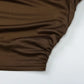 Brown Two Piece Set One Shoulder Long Sleeve Top and Maxi Skirt Sexy Classy Outfit Woman Fall Fashion