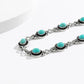 Boho Vintage Blue Seed Bead Chain Anklet for Women Ethnic Sandals Natural Stone Leg Bracelets Summer Beach Bikini Accessories