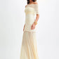 Off-shoulder Backless Sexy Maxi Dress For Women Gown Fashion Mesh Strapless Sleeveless Bodycon Long Dress Elegant