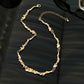 Simple Irregular Bone Chain Necklace for Women 2024 Trend Goth Metal Choker Aesthetic Jewelry Accessories Steampunk Men