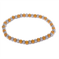 3/4/5/6 MM Stainless Steel Beads Daily Handmade Elastic Bracelet Bangle Waterproof Wrist Wholesale Gold Color Jewelry Men