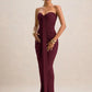 Strapless Ruched Long Maxi Dress for Woman Elegant Sexy Solid Evening Party Dresses Autumn 2025
