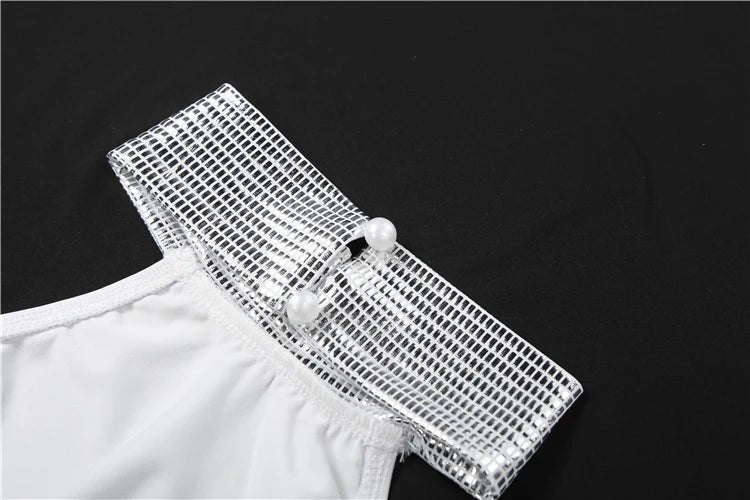 Button Stripe Turtleneck Maxi Dress Women Backless Folds High Split Sleeveless Elegant Fashion Banquet Chic Vestidos