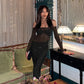 Rhinestone Mesh Off Shoulder Long Sleeve Maxi Dress Dinner Outfits Women Elegant Sexy Evening Party Dresses