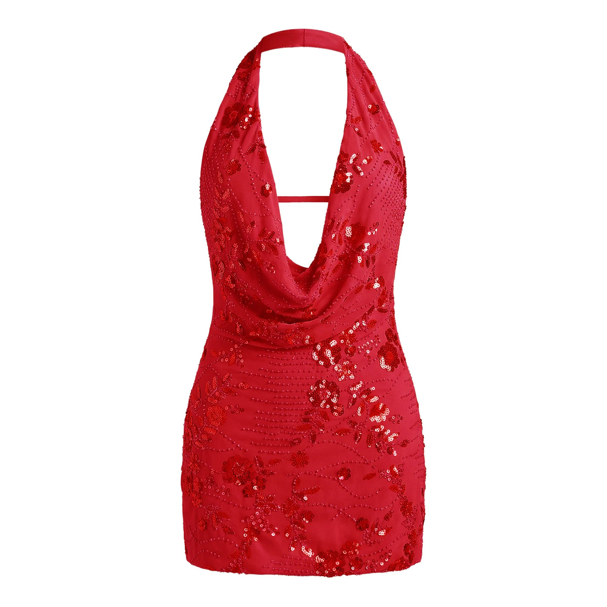 Sexy Sequin Gliters Bodycon Mini Dresses Women Deep V-neck Backless Shining Dress Female Party Clubwear Vestidos Gown