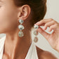 15 Styles Vintage Glossy Irregular Geometric Drop Earrings Women Fashion Statement Piercing Hanging Earring Ear Jewelry