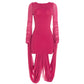 Backless Dress Women Ribbon Folds Patchwork Skinny Full Sleeve Solid Classic Sexy Autumn Fashion Party Mini Bodycon