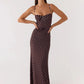 Polka Dot Backless Sexy Maxi Dress Women Elegant Fashion Spaghetti Strap Sleeveless Bodycon Club Party Long Dress