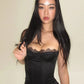 Lace Patchwork Camisole Women Low-Neck Skinny Music Festival Summer New Trend Sexy Midnight Hottie Wild Streetwear