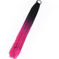 Synthetic 24inch Girls Colored Box Braided Ponytail With Elastic Rubber Band Hair Extensions Rainbow Color Box Pigtail Hairpiece