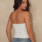 Rhinestone Paste Camisole Women Fashion Classic Square Collar Backless Stretch Skinny Trend Street Sport Tank Tops