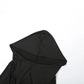 Cutout Backless Hooded Long Sleeve Jumpsuits for Woman Sexy Black One Pieces Outfits
