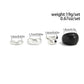 4 Pcs Boho Stackable Resin Metal Open Rings Set for Women Minimalist Chunky Curved Knuckle Ring Party Jewelry Accessories