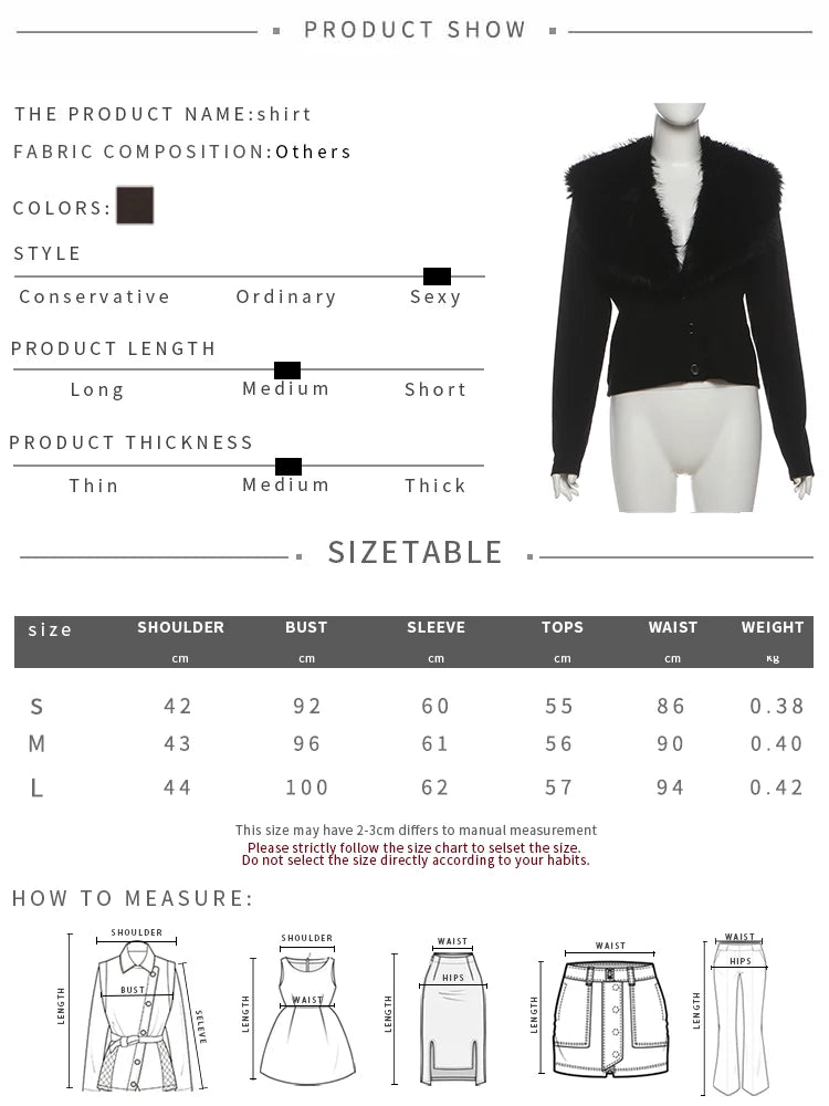 Classic Furry Patchwork Knit Jacket Woman Elegant Warm Winter V-Neck Full Sleeve Fashion Slim Banquet Party Streetwear