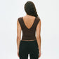 Twisted Deep V Neck Sleeveless Backless Tops Fashion 2026 Summer Clothes for Women T Shirts White Black