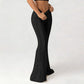 Low-rise Lace Flare Trousers See Through Bell Bottom Pants Woman Clothing Fall 2026