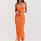 Lace Spaghetti Strap Bodycon Maxi Dress Women Robe New Patchwork Strapless Sleeveless Backless Sexy Club Party Dress