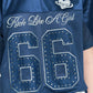 Women's Number Print T-Shirt, Vintage Football Jersey Style Top, Loose Fit Short Sleeve Casual Tee for Summer