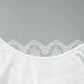 Lace Trim Satin White Dresses for Woman Summer 2026 Square Neck Short Sleeve Mini Dress