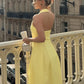 Halter Backless Sexy Midi Dress Women Fashion Solid Sleeveless High Waist A-line Club Party Pleated Long Dresses Female