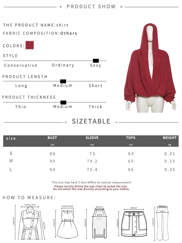 Swing Collar Christmas Party Hooded Hoodie Women Full Sleeve Plush Comfortable Leisure Fashion Sexy Simple Streetwear